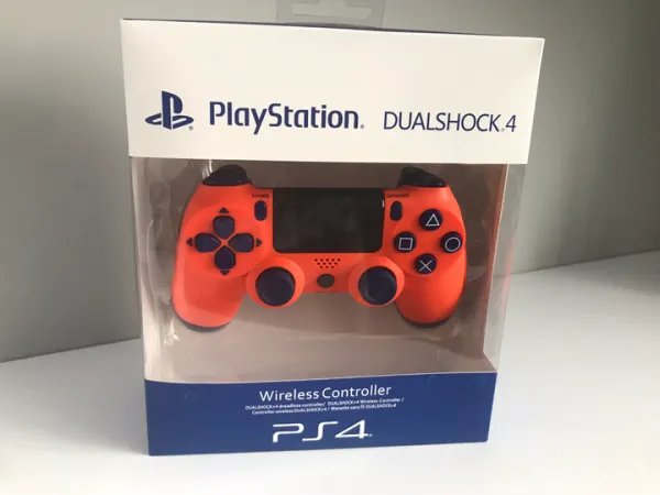 Беспроводной геймпад для приставки PS4 Dualshock 4 V2 Sunset Orange Оранжевый джойстик PS4 запечатанный в коробке