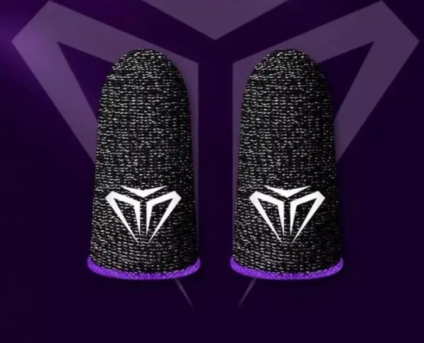 Напальчники ( носки ) для игр на телефоне в CoD (геймпад триггеры курки для смартфона для PUBG Mobile ) 2 шт Фиолетовый Без Бренда