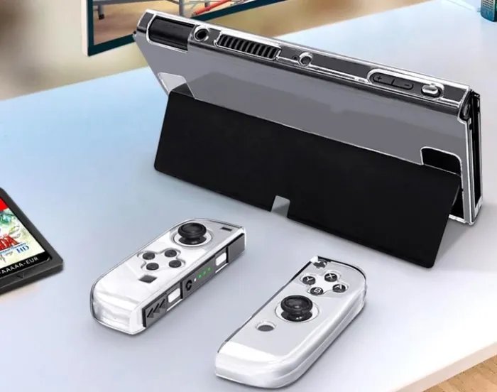 Прозрачный силиконовый чехол Haifva для Nintendo Switch OLED