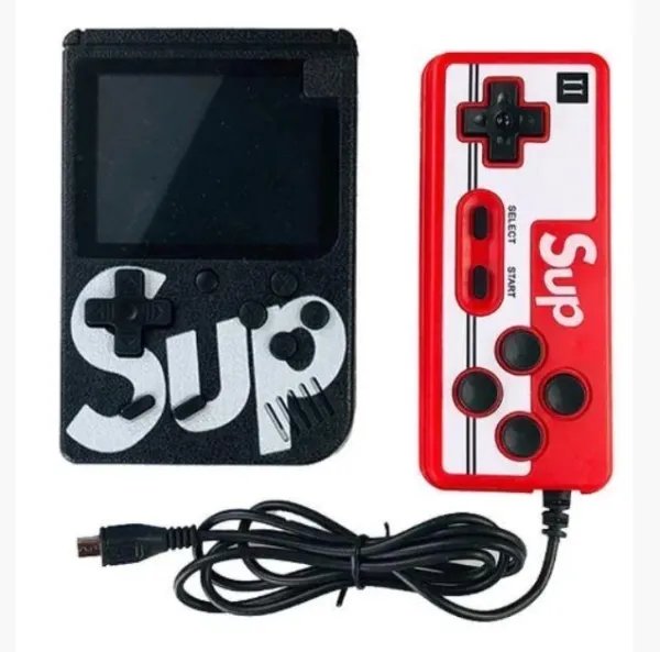 Игровая консоль с джойстиком GAME SUP 6927 400 игр черная