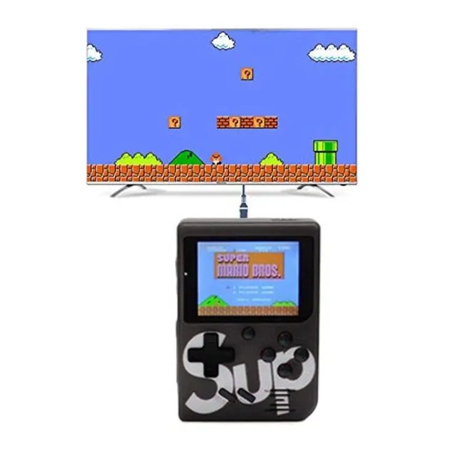 Игровая консоль с джойстиком GAME SUP 6927 400 игр черная