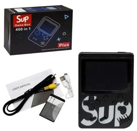 Игровая консоль с джойстиком GAME SUP 6927 400 игр синяя