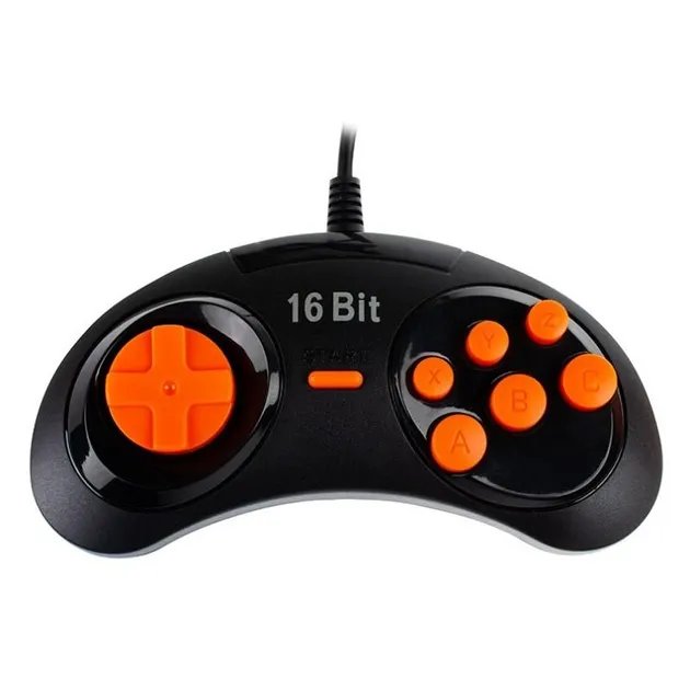 Игровая приставка Magistr Titan 3 ORANGE 565 игр HDMI с запуском игр с карты памяти SD