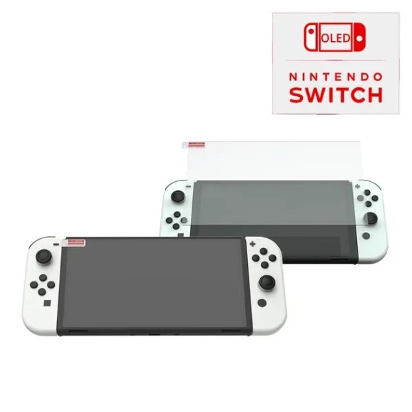 Защитная пленка DOBE (2шт. в комплекте) для экрана игровой консоли-приставки Nintendo Switch OLED (NS-OLED Model)