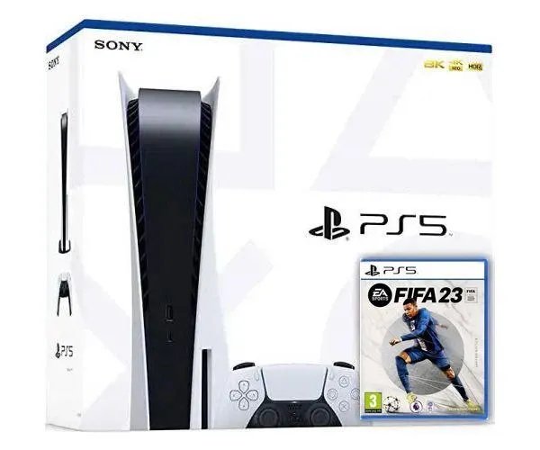 Sony PlayStation 5 White 825Gb + FIFA 23 (русская версия)