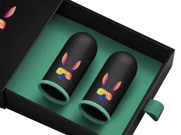 Напальчники ( носки ) Сенсорные для игр на телефоне в CoD Sarawolf (геймпад триггеры курки для смартфона для PUBG Mobile ) 2 шт Зелёный Без Бренда