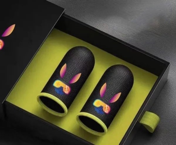 Напальчники ( носки ) Сенсорные для игр на телефоне в CoD Sarawolf (геймпад триггеры курки для смартфона для PUBG Mobile ) 2 шт Жёлтый Без Бренда