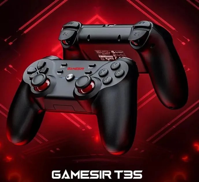 Геймпад GameSir T3S Bluetooth+USB мультиплатформенный джойстик Android, Windows 7/8/10, iOS, TV Box Черный