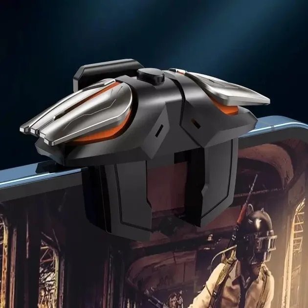 Игровые триггеры UNION PUBG Mobile JS 61 с Air Mapping макросом на 6 пальцев геймпад для смартфона