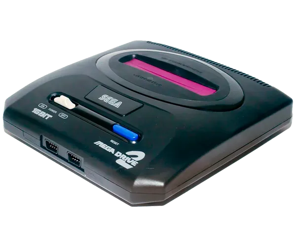 Игровая приставка Sega Mega Drive 2 (368 встроенных игр + поддержка картриджей) ретро консоль черная (24335-Sega2_468)