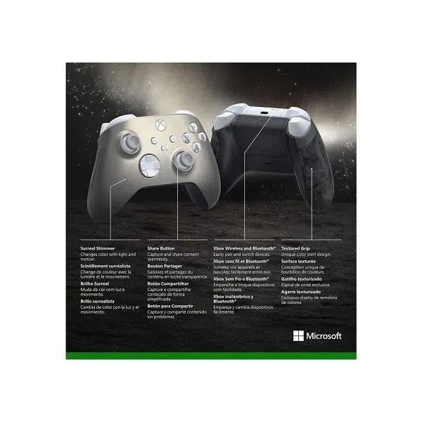 Microsoft Xbox Series X | S Wireless Controller with Bluetooth (Lunar Shift)