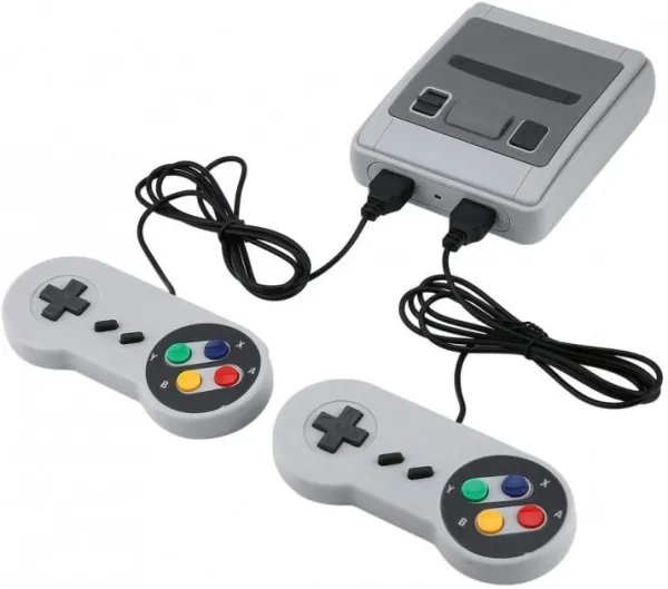 Ретро игровая консоль приставка 620 игр с 2 джойстиками UKC Game Box Dendy Super Mini