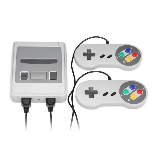 Ретро игровая консоль приставка 620 игр с 2 джойстиками UKC Game Box Dendy Super Mini
