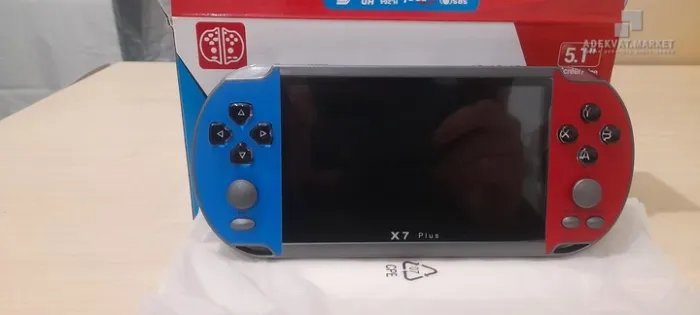 Игровая консоль PSP X7 MP5+3000 игр 4.3 дюйм | Портативная игровая приставка встроенный литий-ионный аккумулятор наушники в комплекте ретро игры