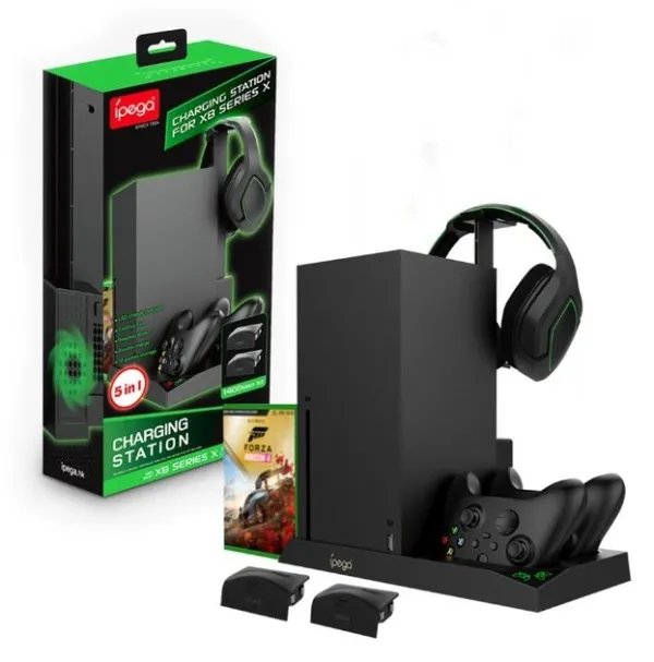 Док станция для Xbox Series X с зарядкой, кулером и аккумуляторами Ipega PG-XBX013