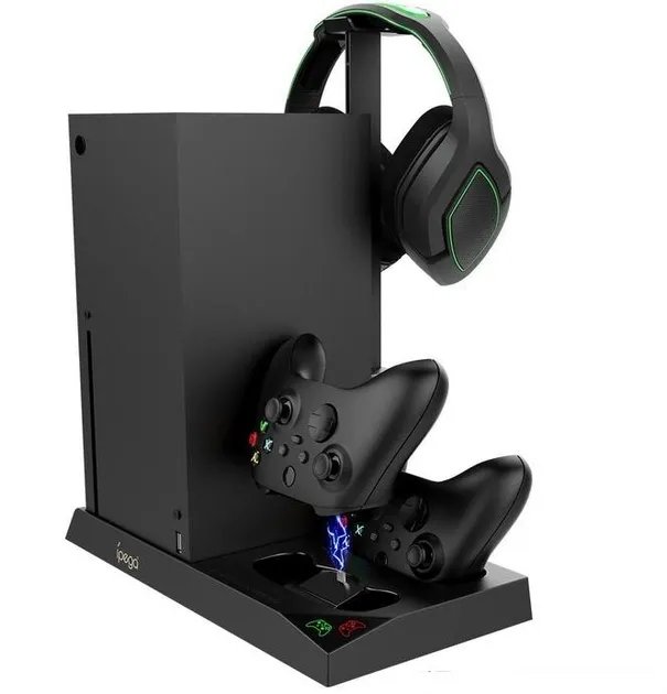 Док станция для Xbox Series X с зарядкой, кулером и аккумуляторами Ipega PG-XBX013