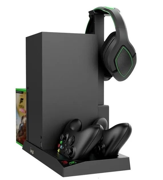 Док станция для Xbox Series X с зарядкой, кулером и аккумуляторами Ipega PG-XBX013