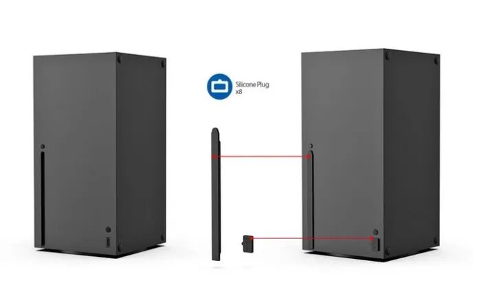 Защита от пыли для Xbox series X сетки пыльники Dobe TYX-2607