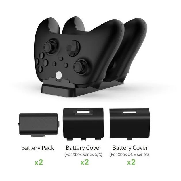 Аккумуляторы 2шт + зарядка для Xbox Series и One S X Dobe TYX-532X