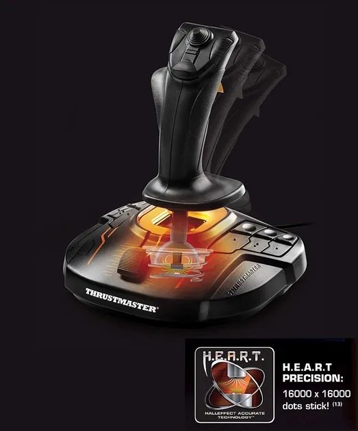 Проводной джойстик Thrustmaster T.16000M FC Flight Pack Black/Orange (2960782)