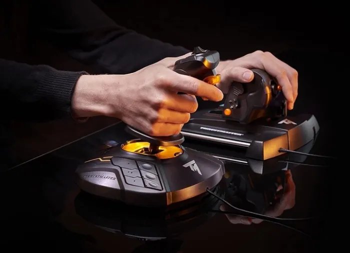 Проводной джойстик Thrustmaster T.16000M FC Flight Pack Black/Orange (2960782)