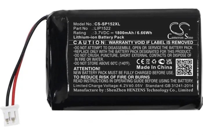 Акумулятор Cameron Sino LIP1522 (1800 mAh) для Sony PS4 Dualshock 4 Wireless Controller CUH-ZCT1 (CS-SP152XL)