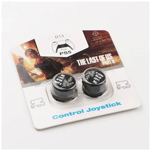 Силиконовые накладки на стики The Last Of Us Part 2 (Thumbstick) - 2шт для геймпада DualSense консоли PlayStation 5 (PS5/PS5 Digital Edition), DualShock PlayStation 4 (PS4 PRO/PS4 Slim/PS4 Fat)