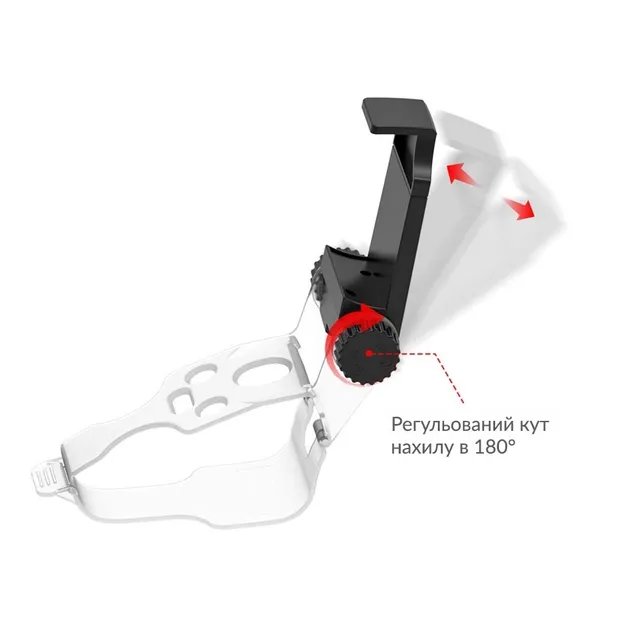 Держатель-зажим DOBE для мобильного телефона для геймпада Microsoft Wireless Controller приставки-консоли Xbox Series S | X, Xbox One