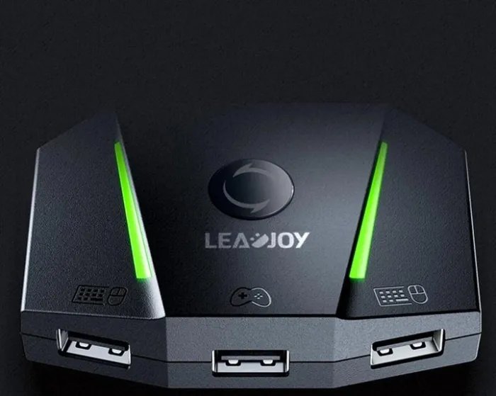 Конвертер клавиатуры и мышки LeadJoy VX2 AimBox для консолей PS4 XBOX Series Nintendo Switch