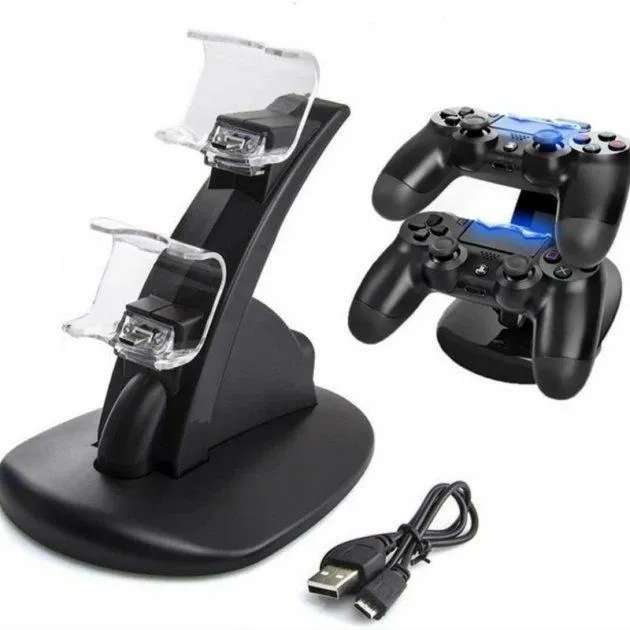 Подставка-зарядка двойная для джойстиков USB PS4