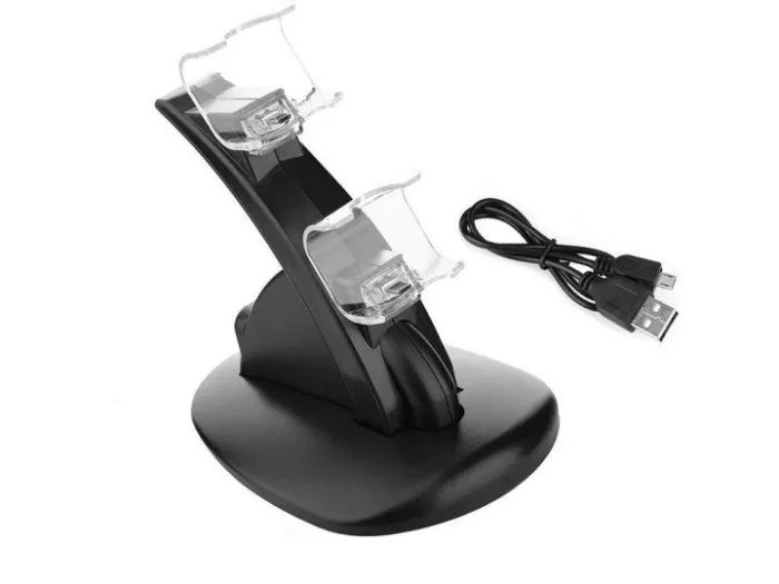 Подставка-зарядка двойная для джойстиков USB PS4