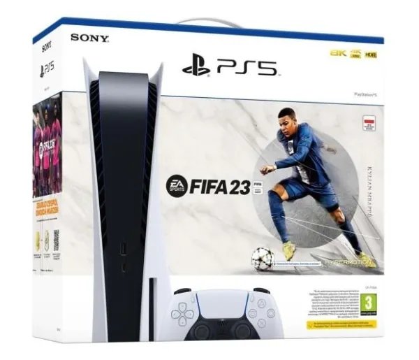 Игровая консоль Sony PlayStation 5 825GB White + EA Fifa 23