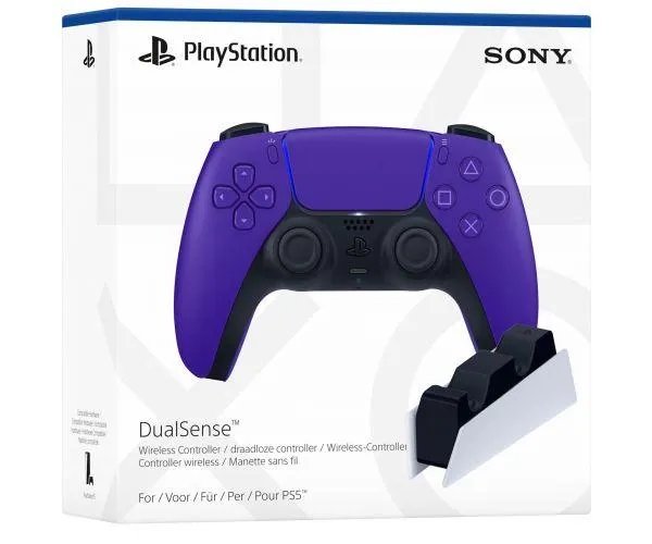 Sony DualSense (Purple) + Зарядная станция Sony DualSense Charging Station