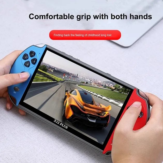 Портативная игровая консоль X12 Plus 7.1 дюйма (22000+ ретро игр)