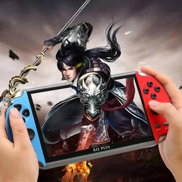 Портативная игровая консоль X12 Plus 7.1 дюйма (22000+ ретро игр)