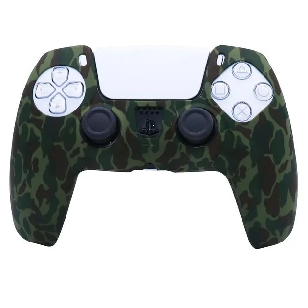 Силиконовый чехол Ralan для геймпада DualSense PS5 / Army-Green