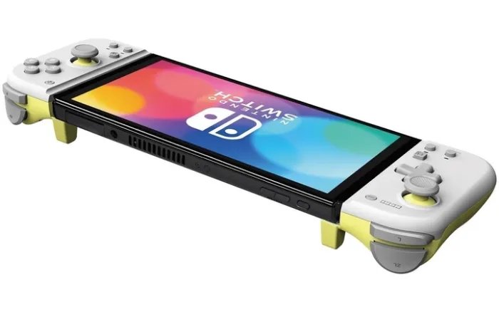 Контроллер Hori Split Pad Compact for Nintendo Switch Light Grey x Yellow