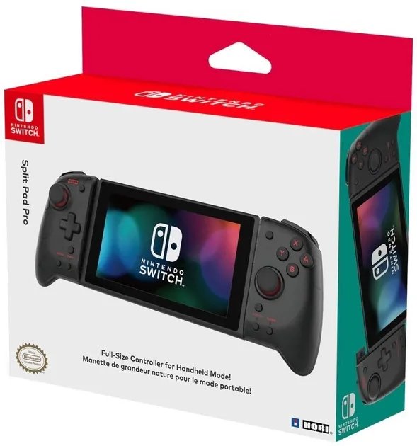 Контроллер Hori Split Pad Pro for Nintendo Switch Transparent Black Edition