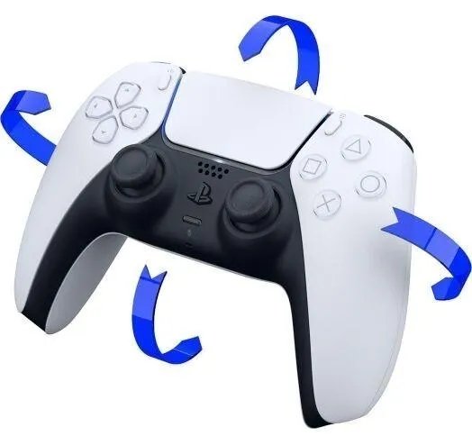 Комплект Геймпад Беспроводной Контроллер Sony PlayStation (PS5) DualSense White + Зарядная станция Держатель для Геймпада Sony DualSense Charging Station