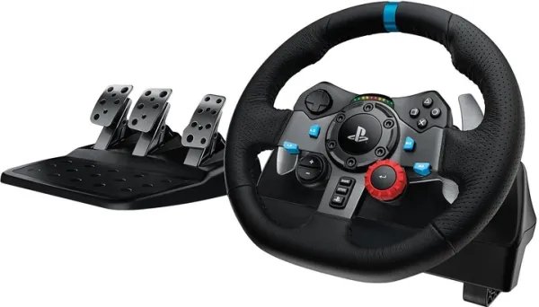 Проводной руль Logitech G29 Driving Force PC/PS3/PS4/PS5 Black (941-000112)