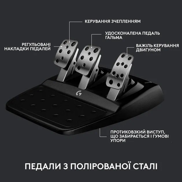 Проводной руль Logitech G923 Racing Wheel and Pedals for Xbox One and PC (941-000158)