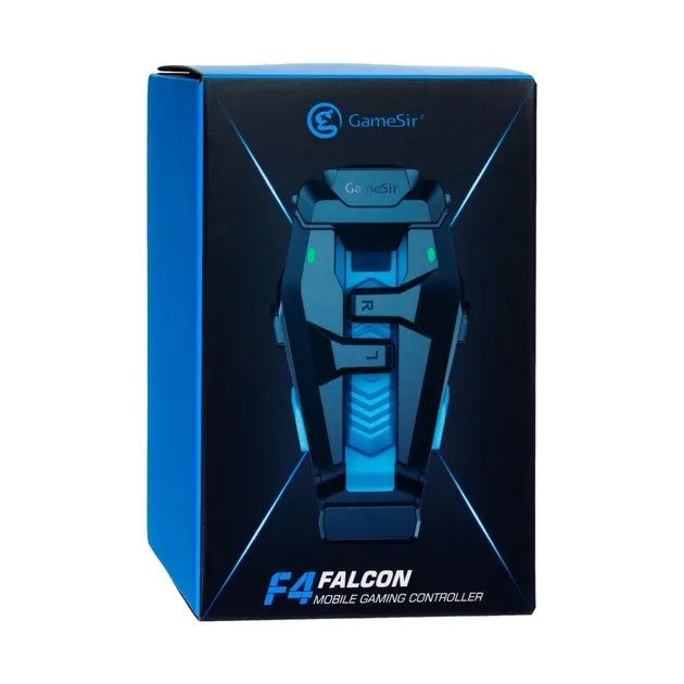Комплект игровые триггеры Gamesir F4 Falcon + напальчники синтетические MyButtons с нейлоном 2 шт + бокс PUBG Mobile Call Of Duty 2 StandOFF