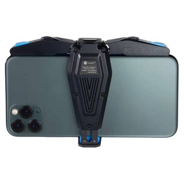 Комплект игровые триггеры Gamesir F4 Falcon + напальчники синтетические MyButtons с нейлоном 2 шт + бокс PUBG Mobile Call Of Duty 2 StandOFF