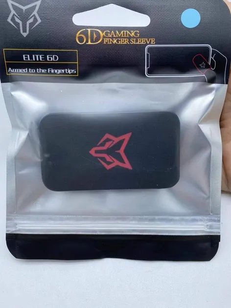 Ігрові напальчники для сенсорного екрану телефона Sarafox Wasp Feelers v6 2 пари (4шт) з синім манжетом + бокс PUBG Mobile Call Of Duty 2 StandOFF