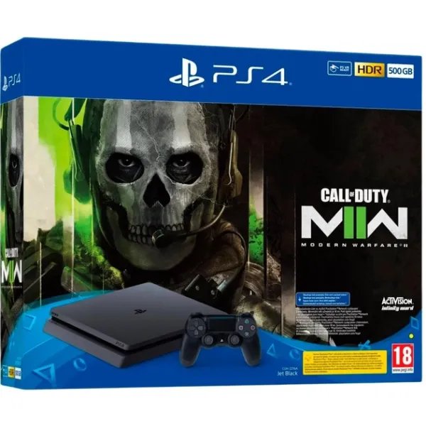 Игровая консоль Sony PlayStation 4 Slim 500GB + Call of Duty Modern Warfare II Black [79487]