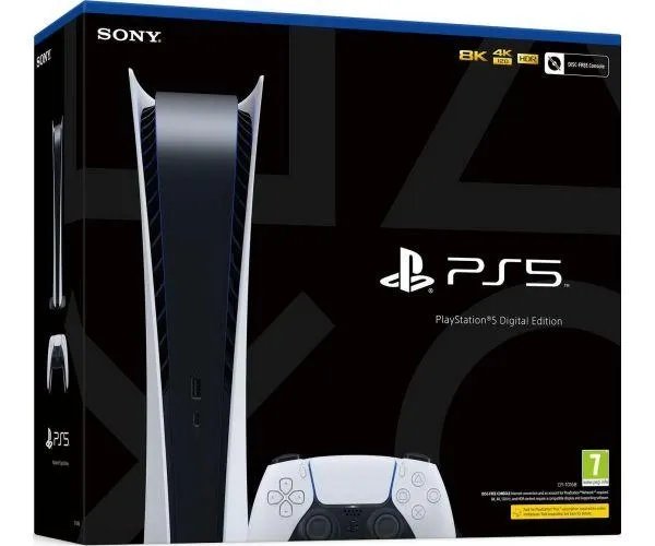 Sony PlayStation 5 White 825Gb Digital Edition