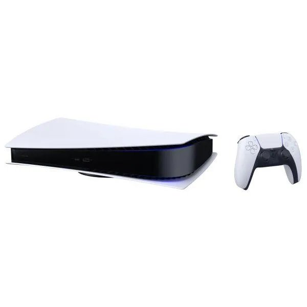Sony PlayStation 5 White 825Gb Digital Edition + DualSense (White)
