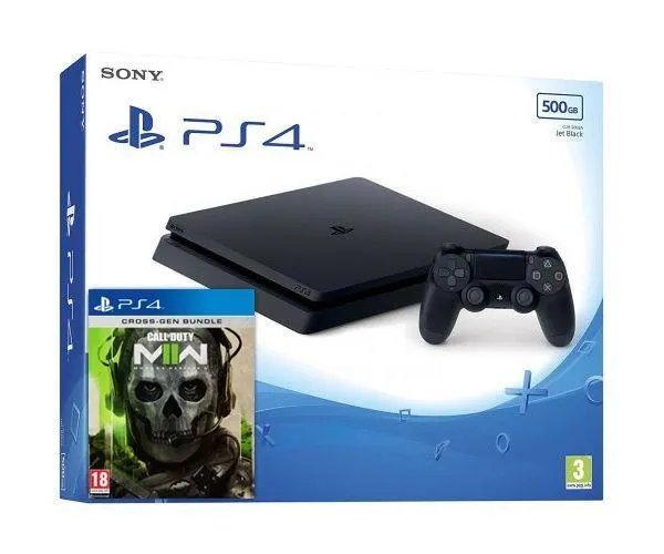 Sony Playstation 4 Slim 500Gb + Call of Duty: Modern Warfare II (ваучер на скачивание) (русская версия)