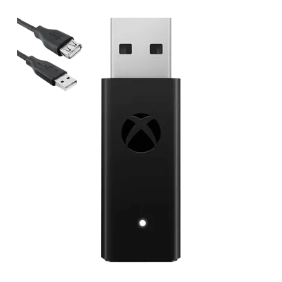 Адаптер Microsoft Xbox Series для Windows 10 + Подовжувач USB (6HN-00003) Black 1m Без Коробки