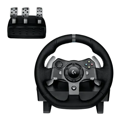 Руль Проводной Logitech Xbox Series G920 Driving Force Racing Wheel (941-000123) Black